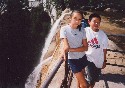 Taylor and Stuart at the top of Vernal Falls