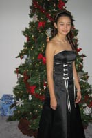 Taylor dressed for the winter formal